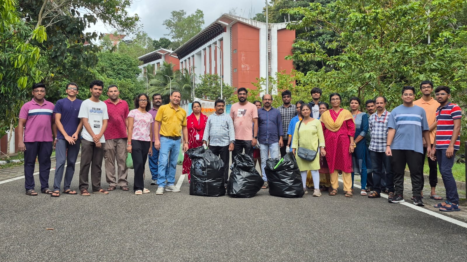The IIST Swachh Bharat Abhiyaan Implementation Committee, in collaboration with Nirmaan, organized a Clean Drive in Hostel, Cafeteria, Medical and surrounding area on 28.09.2025.