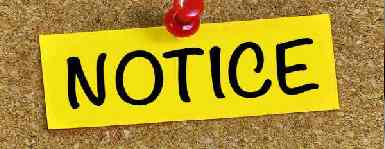 Notices and Circulars