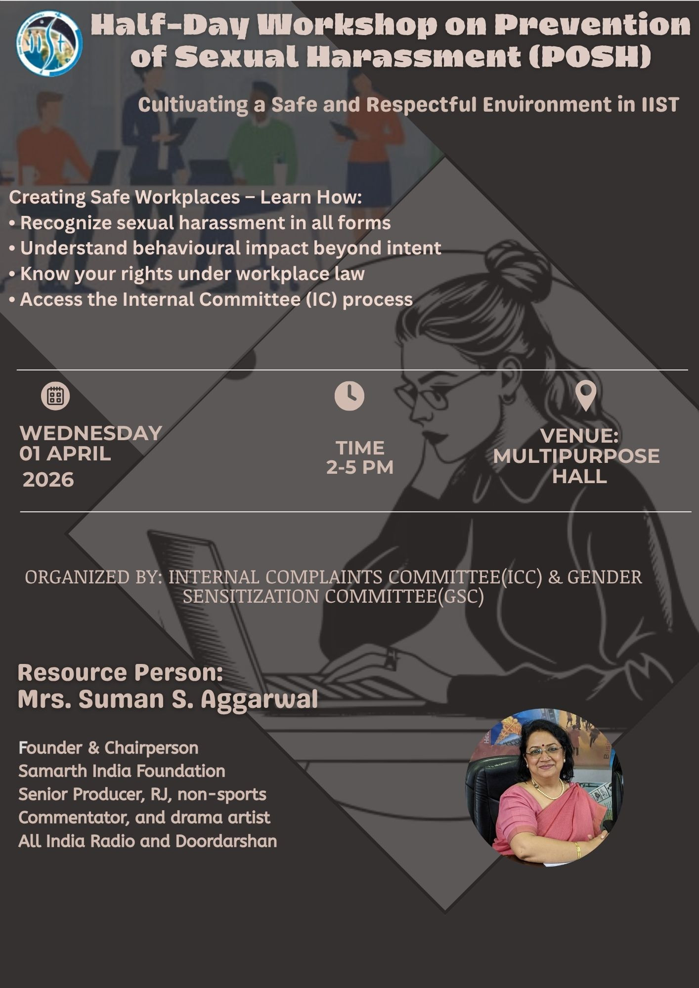 Half-Day Workshop on Prevention of Sexual Harassment (POSH)