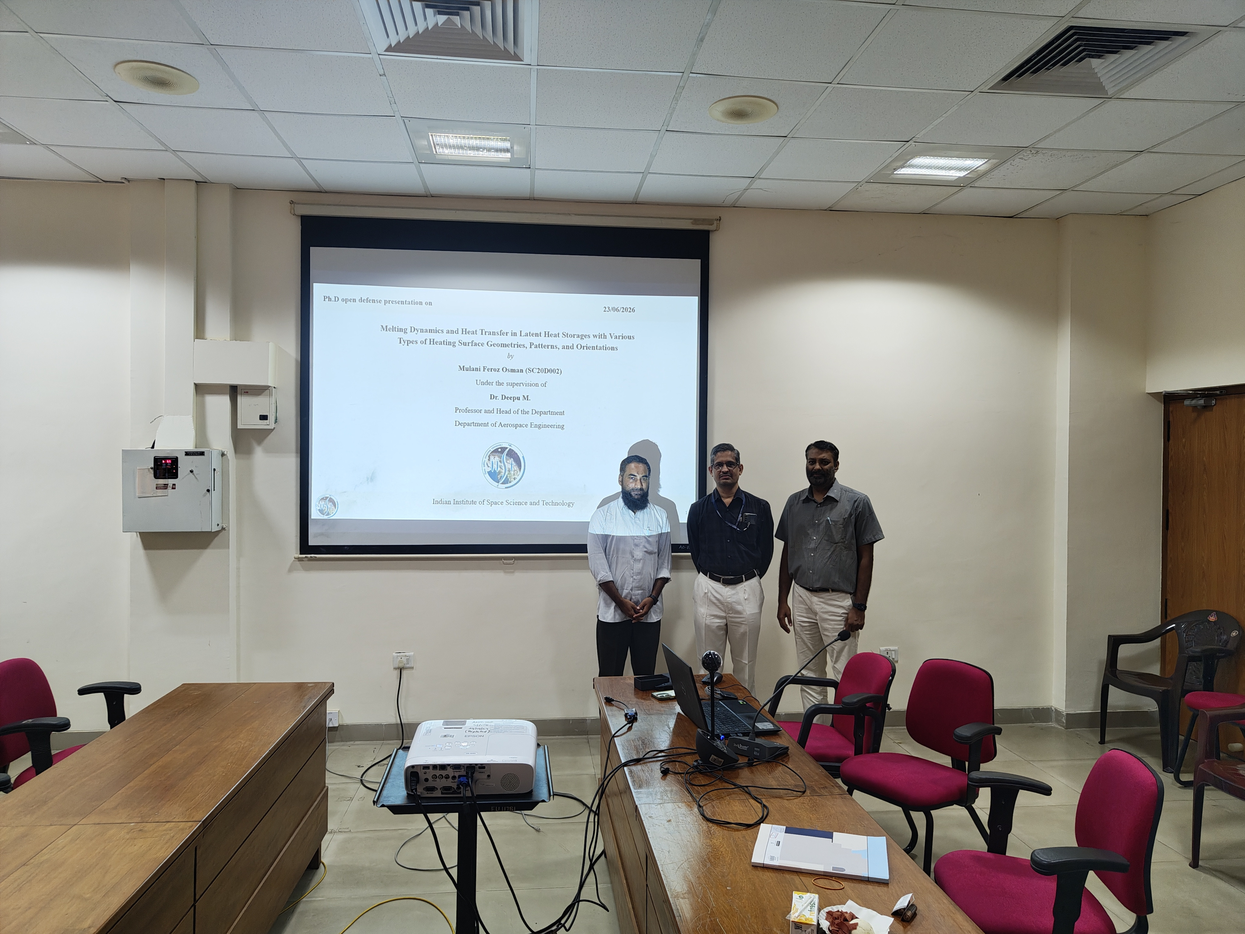 Ph. D. Defense of Mulani Feroz Osman