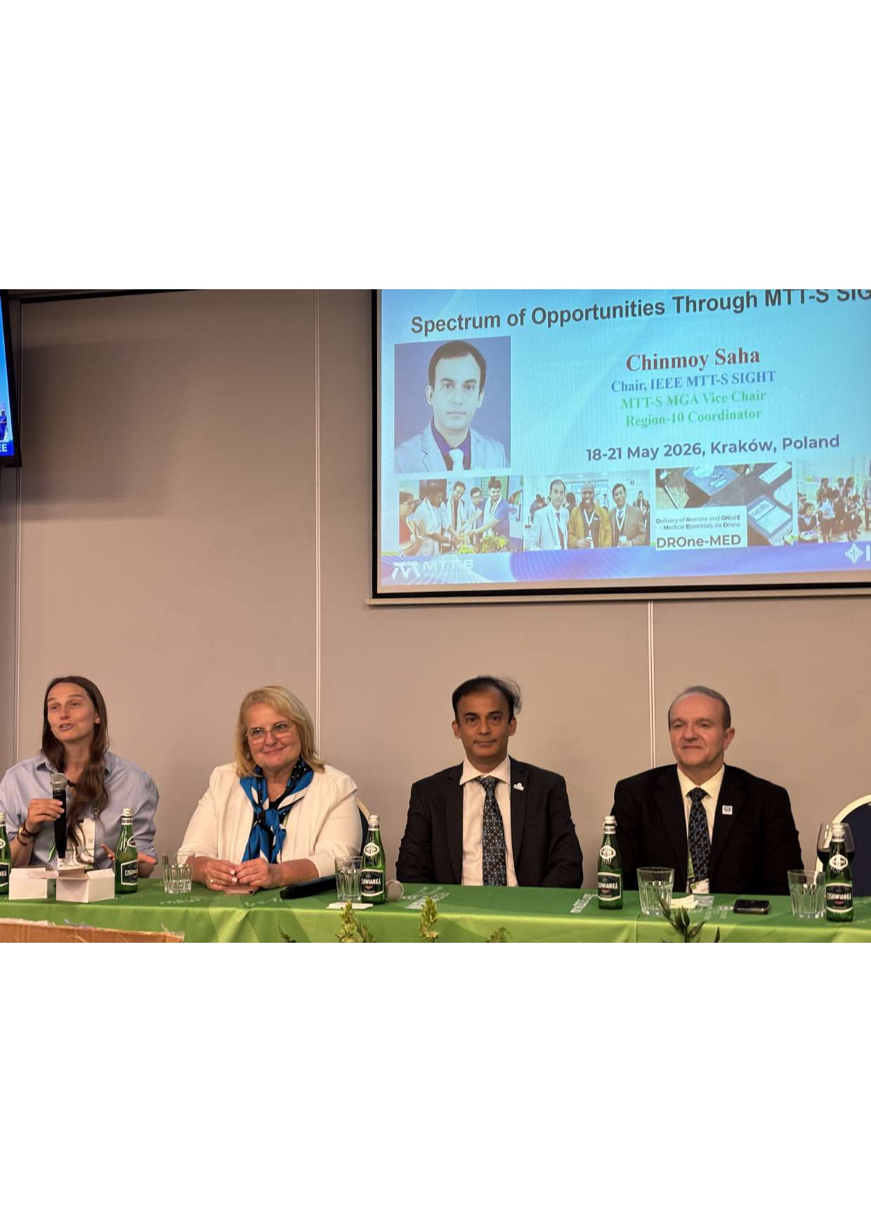 Prof. Chinmoy Saha Delivers Keynote Talk and Chairs IEEE MTT-S SIGHT Panel at Microwave and Radar Week 2026, Poland