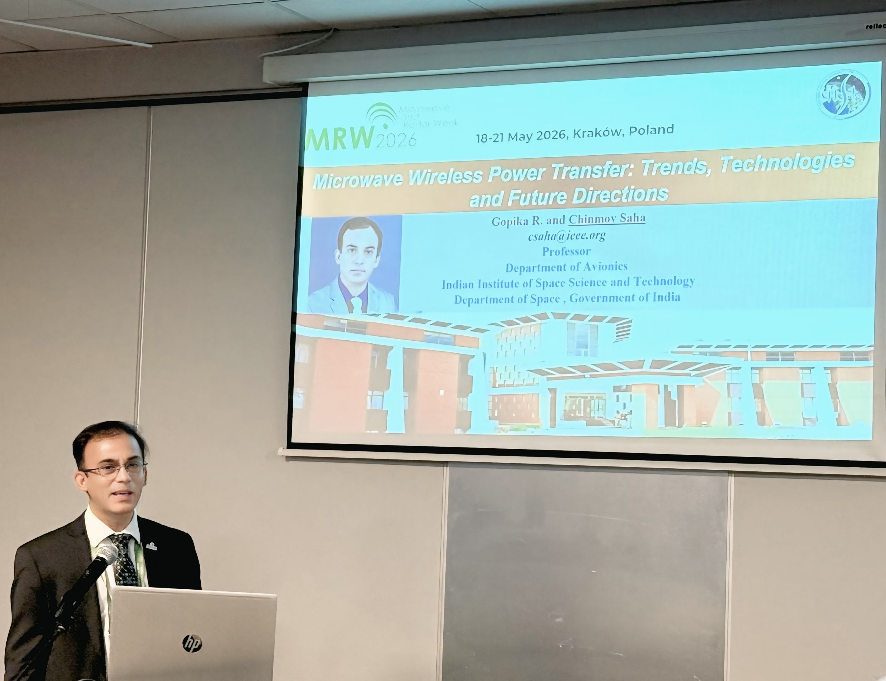 Prof. Chinmoy Saha Delivers Keynote Talk and Chairs IEEE MTT-S SIGHT Panel at Microwave and Radar Week 2026, Poland
