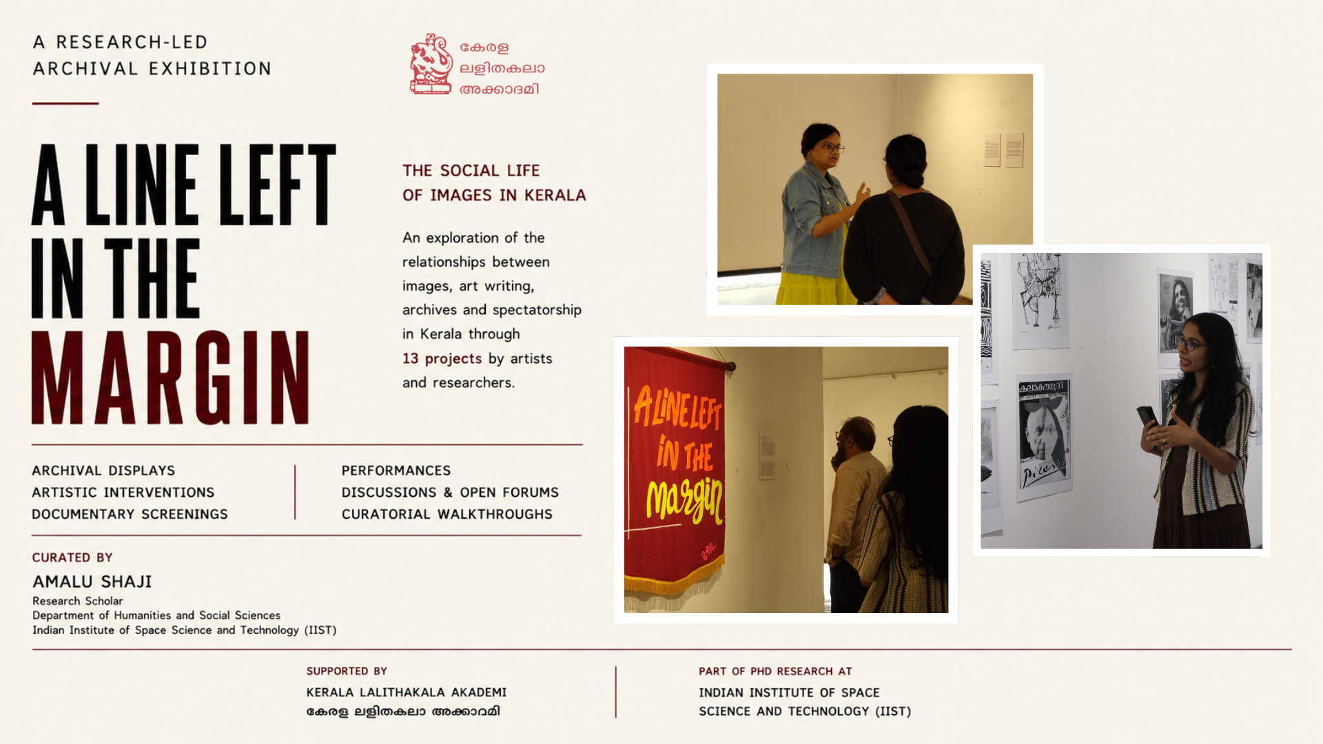 A Line Left in the Margin- A Research - Led Archival show on the social Life of Images