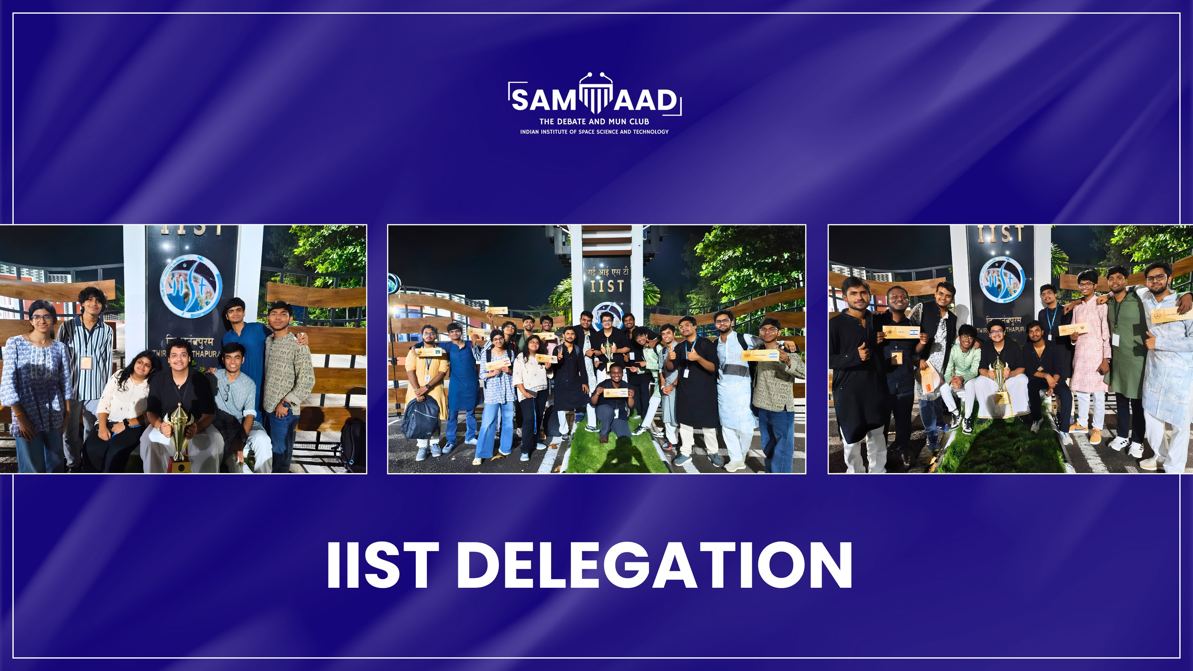 IIST wins Best Delegation award at MBCET MUN 2026