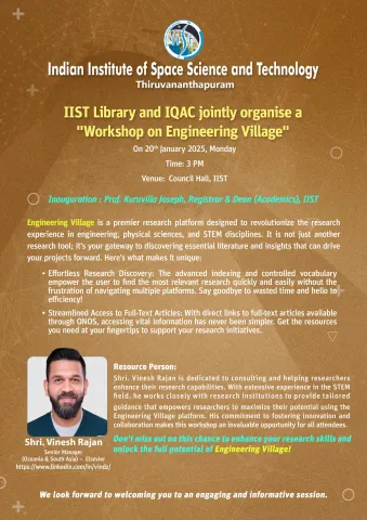 Workshop on Engineering Village