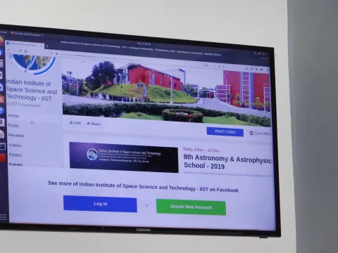 Inauguration of IIST Socialmedia pages