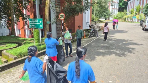 The IIST Swachh Bharat Abhiyaan Implementation Committee, in collaboration with Nirmaan, organized a Clean Drive in Hostel, Cafeteria, Medical and surrounding area on 28.09.2025.
