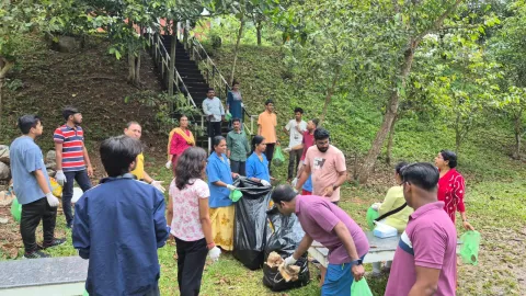 The IIST Swachh Bharat Abhiyaan Implementation Committee, in collaboration with Nirmaan, organized a Clean Drive in Hostel, Cafeteria, Medical and surrounding area on 28.09.2025.