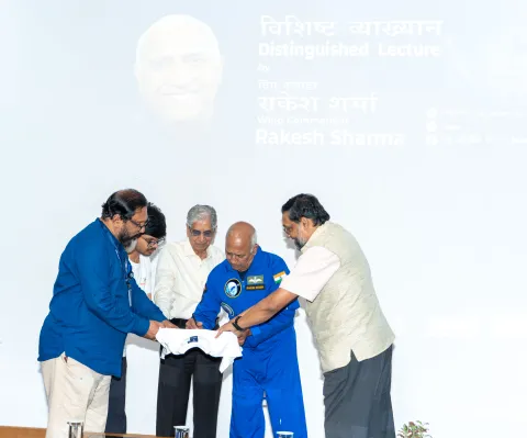 Visit of Wing Commander Rakesh Sharma