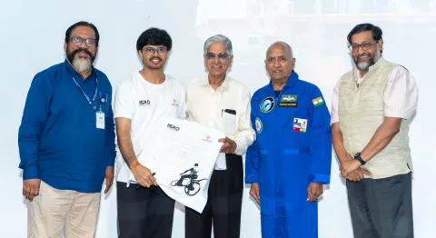 Visit of Wing Commander Rakesh Sharma