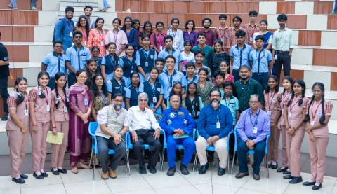 Visit of Wing Commander Rakesh Sharma