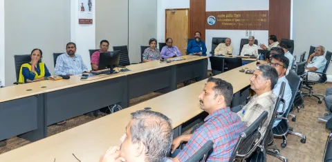 Visit of Wing Commander Rakesh Sharma