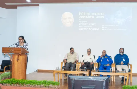 Visit of Wing Commander Rakesh Sharma