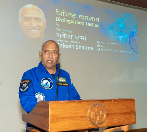 Visit of Wing Commander Rakesh Sharma