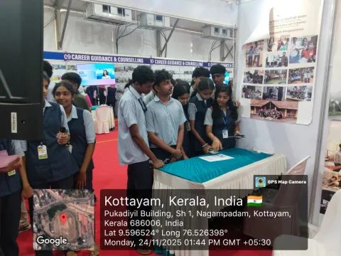 Students visit to IIST stall