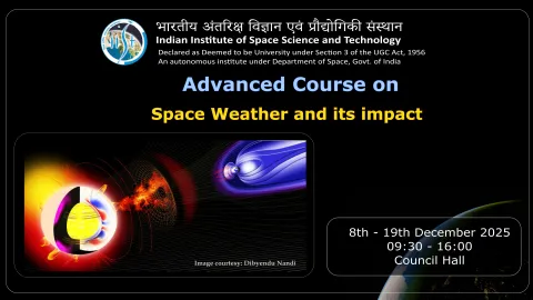 Space Weather Advanced Course - Landscape Poster
