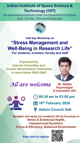 Stress management and well-being in research life