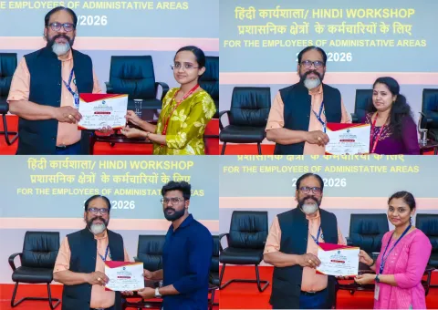 Hindi Workshop for the employees of Administrative areas