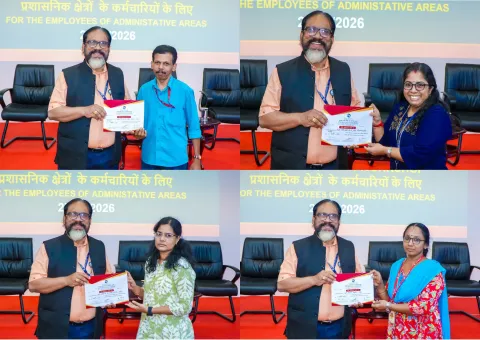 Hindi Workshop for the employees of Administrative areas