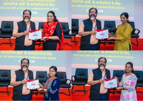 Hindi Workshop for the employees of Administrative areas