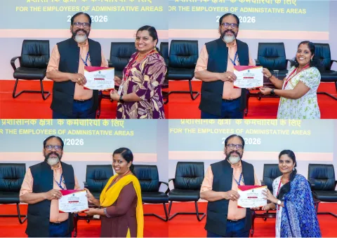 Hindi Workshop for the employees of Administrative areas