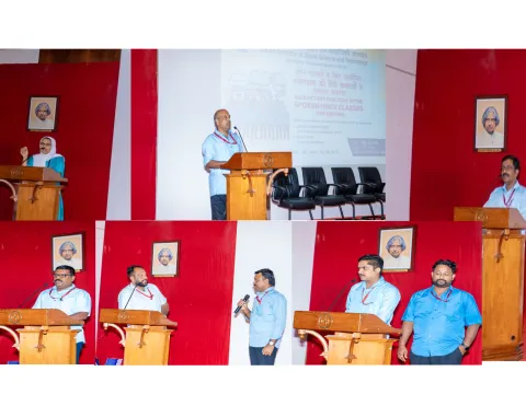 Valedictory Function of the Spoken Hindi Classes for Drivers