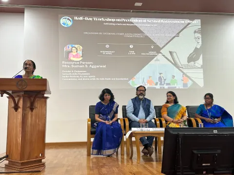 Half-Day Workshop on Prevention of Sexual Harassment (POSH)