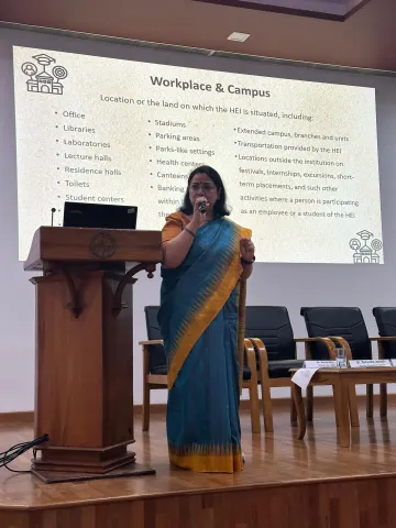 Half-Day Workshop on Prevention of Sexual Harassment (POSH)