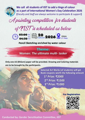Conducting Painting and Photography Competitions as part of the International Women’s Day Celebrations - 2026 in IIST-20.02.26