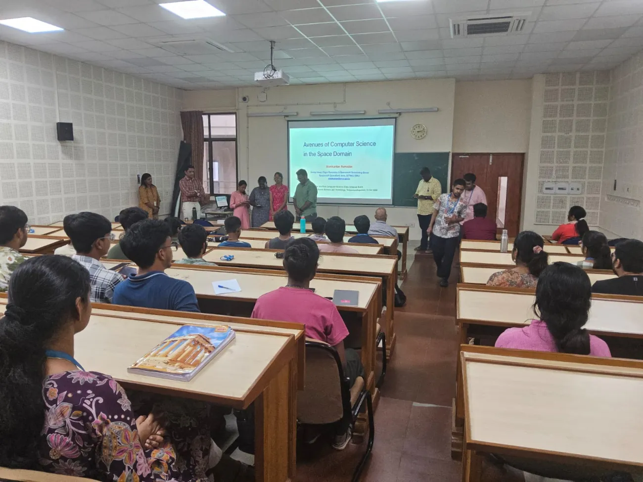 Talk on Avenues of Computer Science in the Space Domain