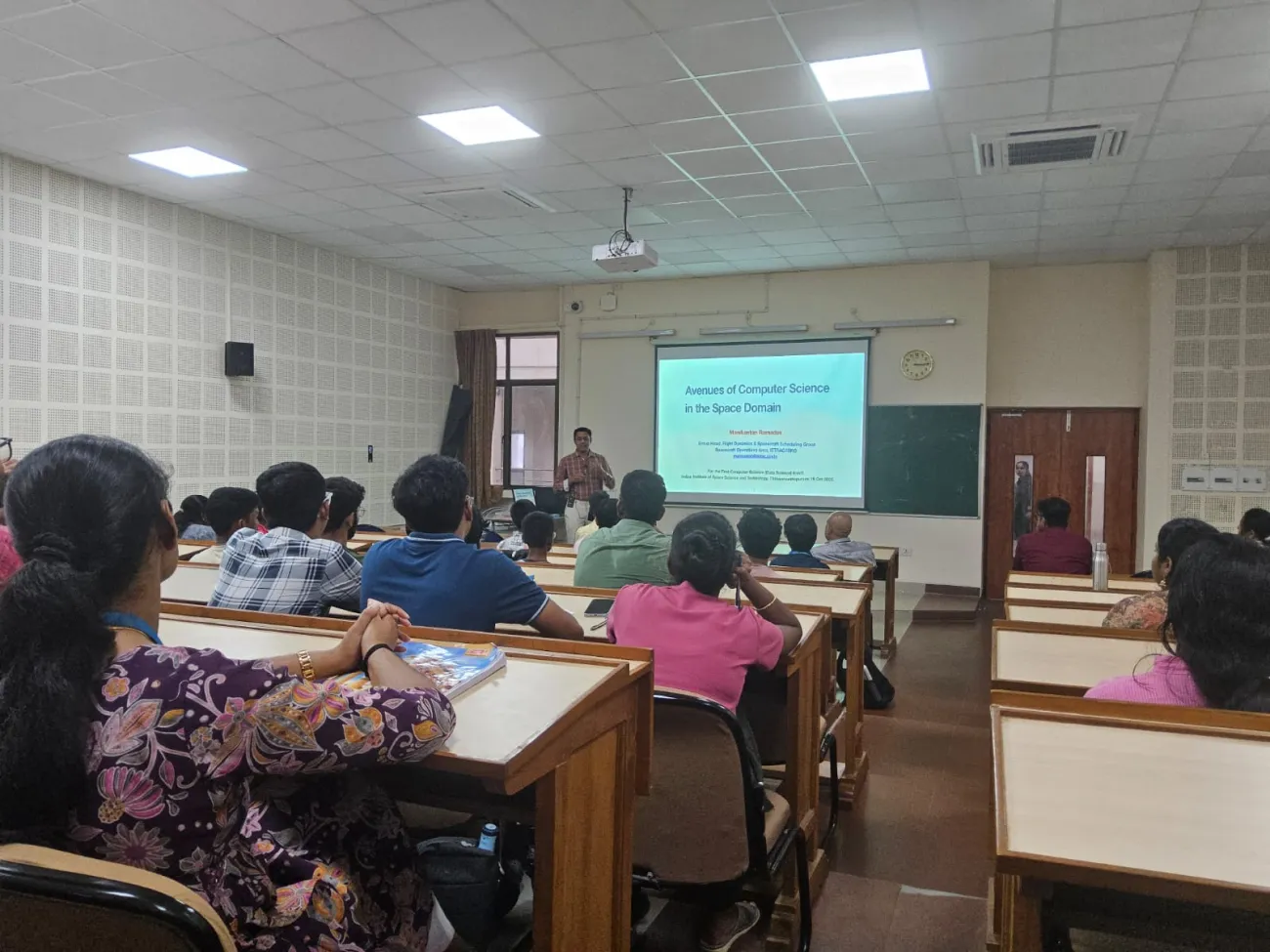 Talk on Avenues of Computer Science in the Space Domain