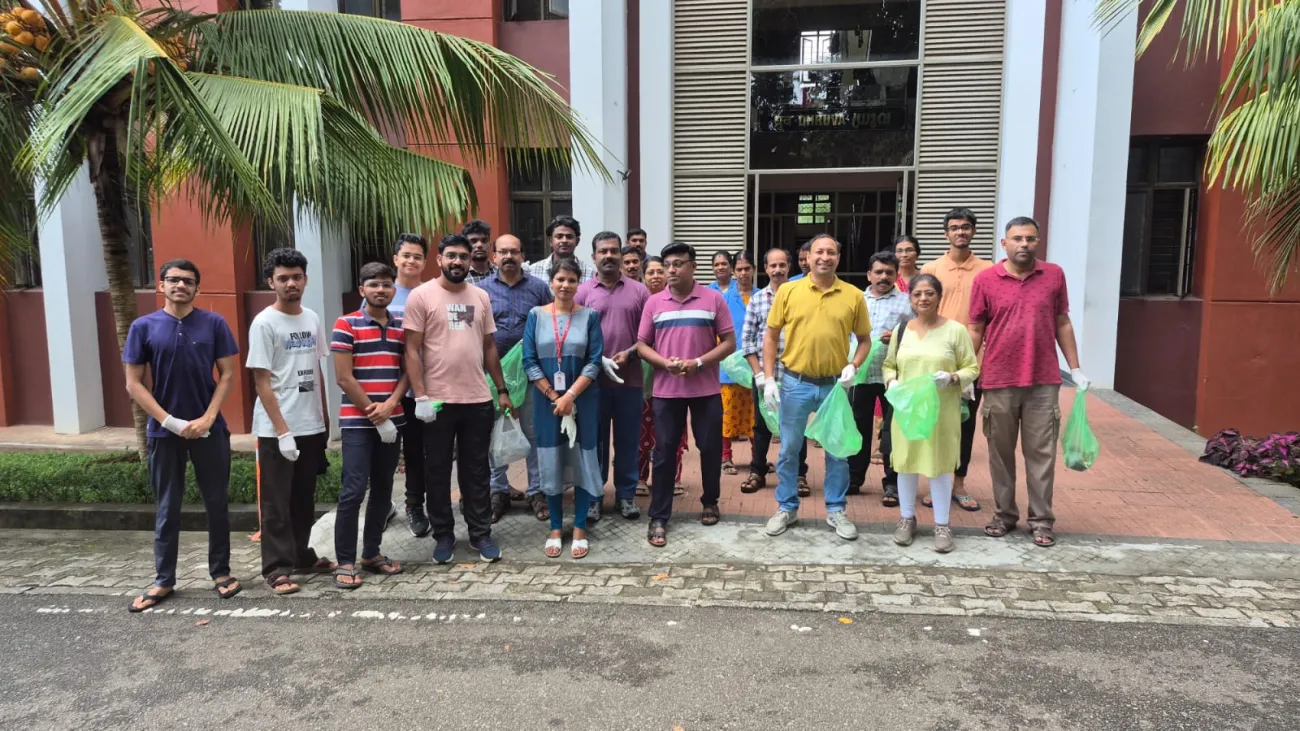The IIST Swachh Bharat Abhiyaan Implementation Committee, in collaboration with Nirmaan, organized a Clean Drive in Hostel, Cafeteria, Medical and surrounding area on 28.09.2025.