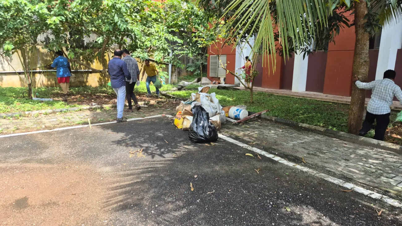 The IIST Swachh Bharat Abhiyaan Implementation Committee, in collaboration with Nirmaan, organized a Clean Drive in Hostel, Cafeteria, Medical and surrounding area on 28.09.2025.