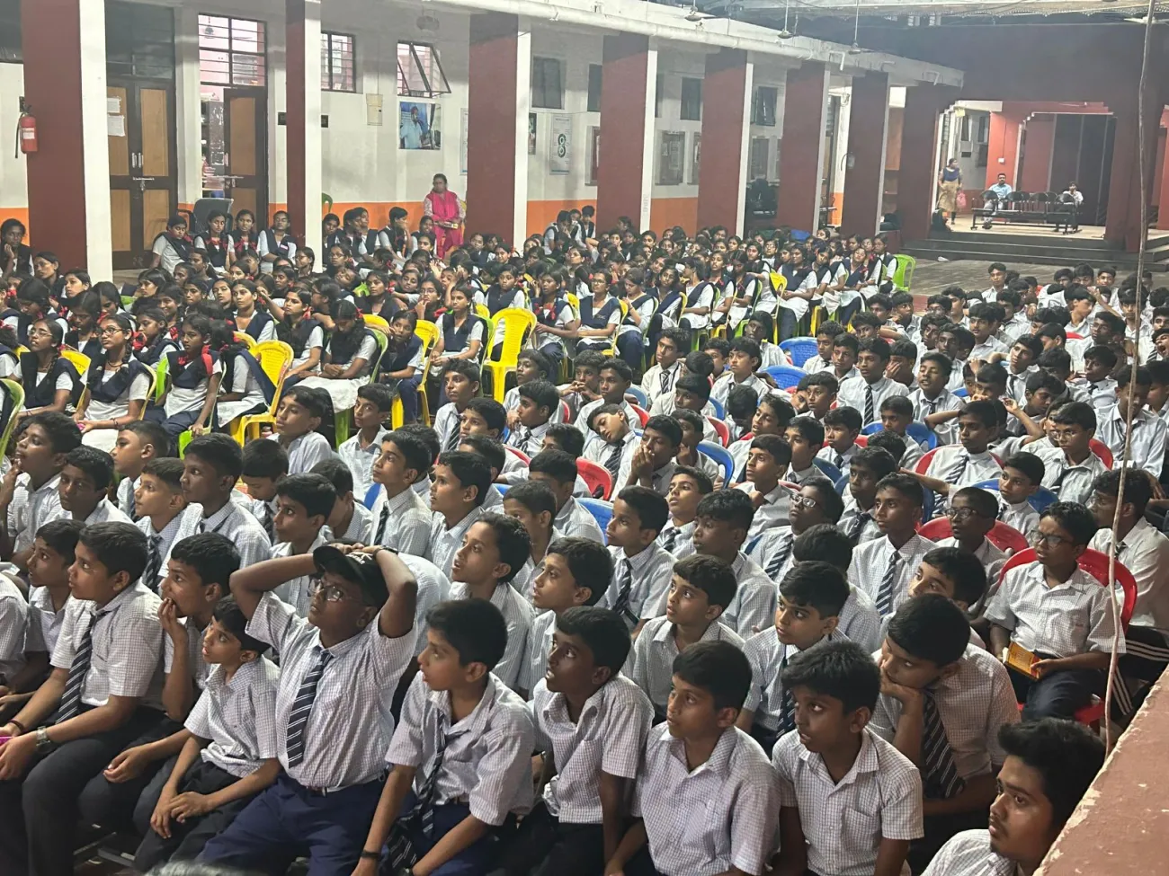 Outreach Programme in Hindi at Jawahar Navodaya Vidyalaya
