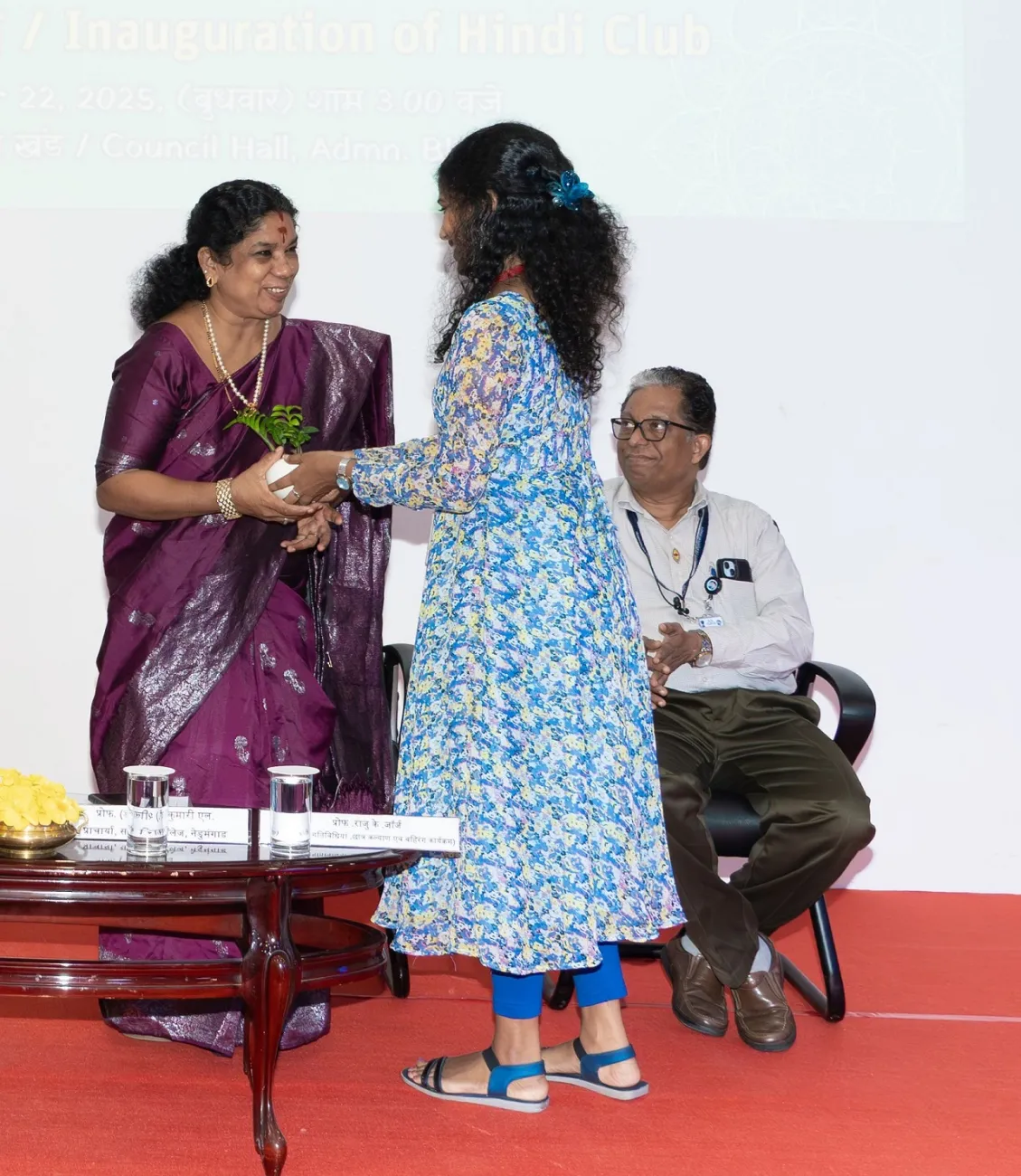 Prize distribution and Hindi Club Inauguration