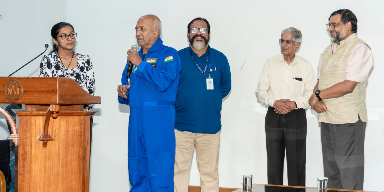 Visit of Wing Commander Rakesh Sharma