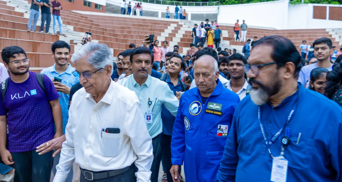 Visit of Wing Commander Rakesh Sharma