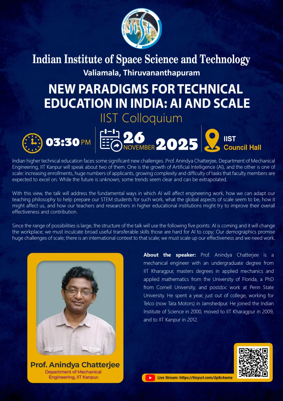 New Paradigms for Technical Education in India: AI and Scale