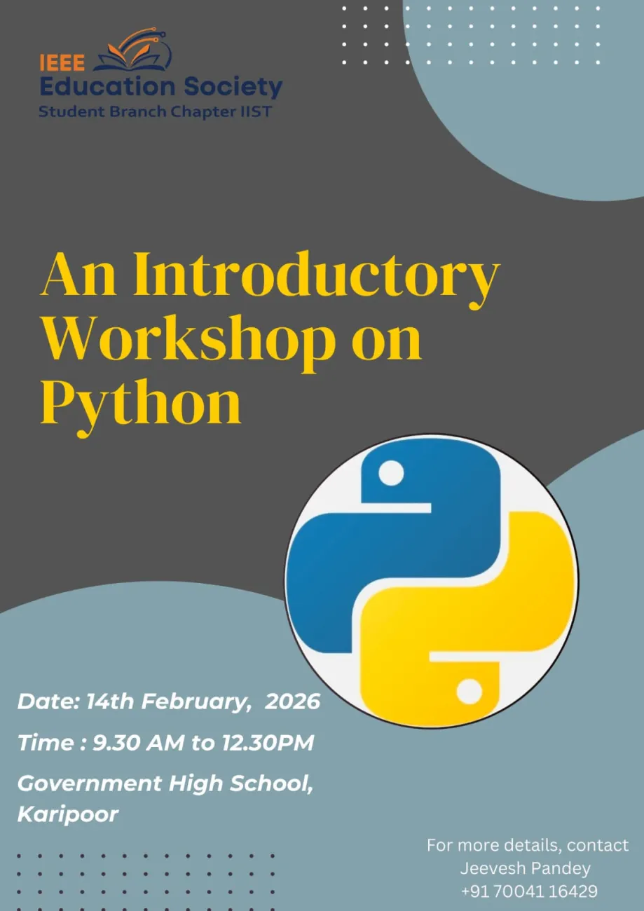 An Introductory Workshop on Python