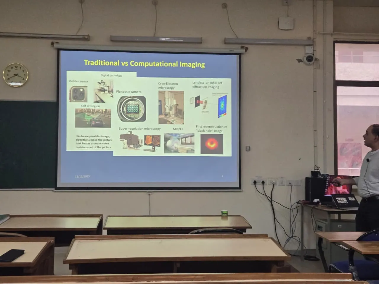 Invited talk by Prof. Kedar Khare on “Vortex Enhanced Computational Imaging”