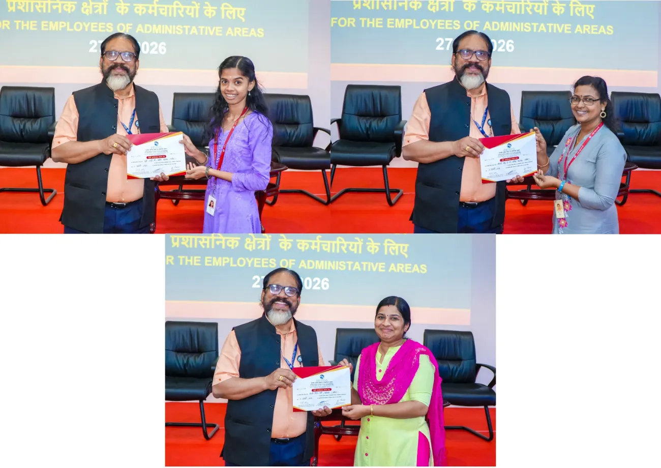 Hindi Workshop for the employees of Administrative areas