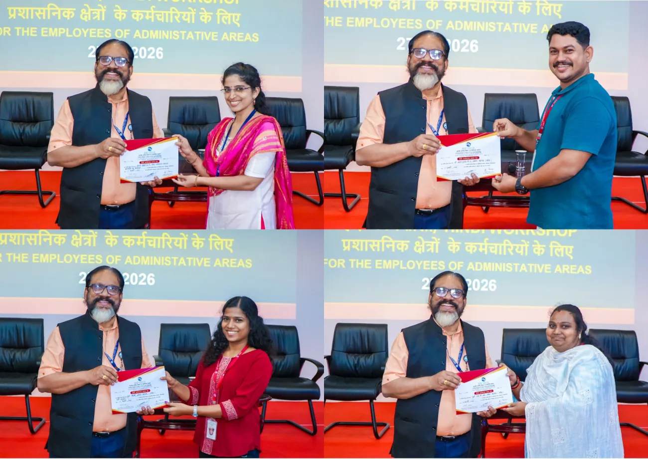 Hindi Workshop for the employees of Administrative areas