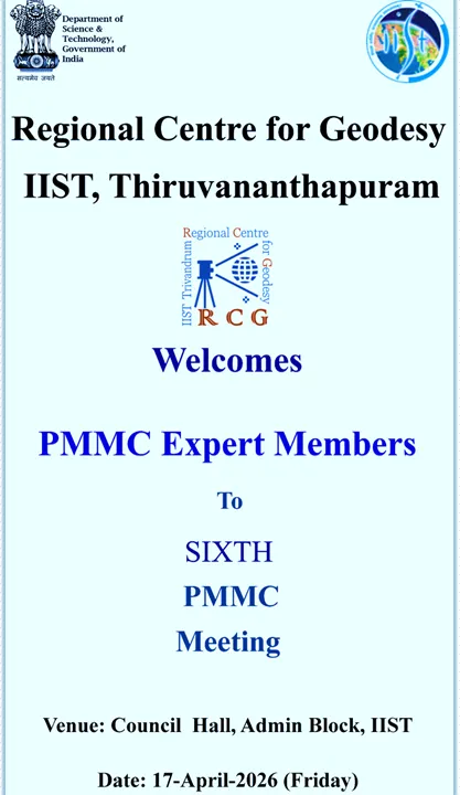 6th PMMC Meeting of DST, National Center for Geodesy