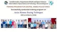 Training Programme for Central Armed Police Forces in the field of Geoinformatics (As part of GeoConnect of IIST)
