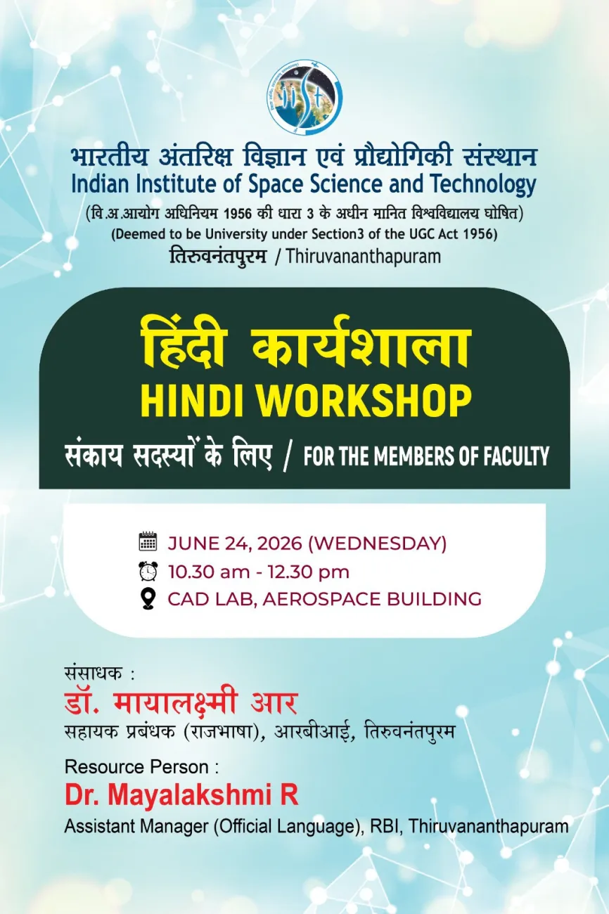 Hindi Workshop for the members of faculty